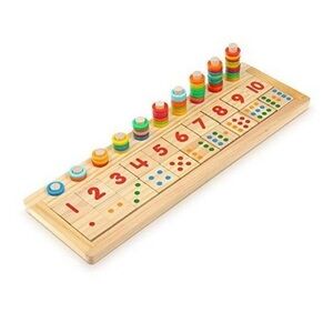 Colorful Wooden Number Learning Toy 85|A4